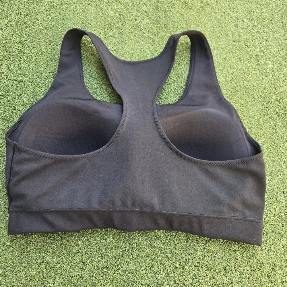 UNIQLO Women AIRism Active Sports Wireless Bra Black Large Workout